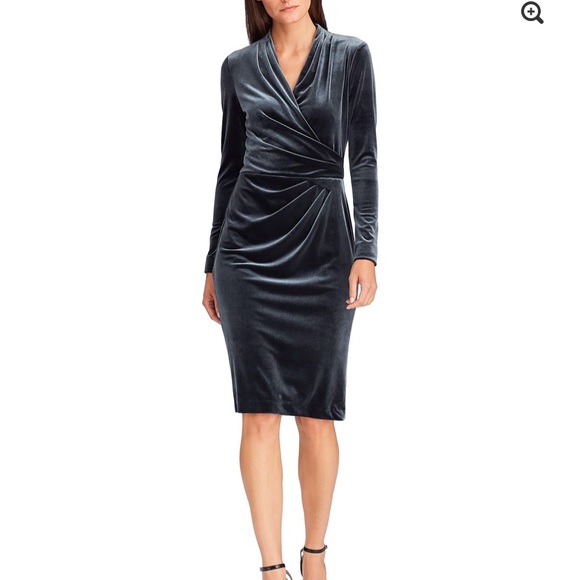 Lauren Ralph Lauren Dresses & Skirts - Lauren Ralph Lauren velvet dress, size M